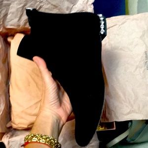 Mui Mui insanely gorgeous ankle bling boots